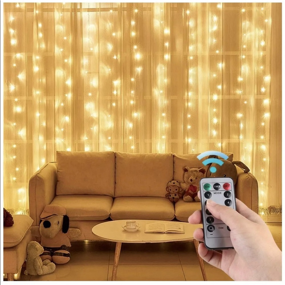 LED fairy lights wall decor